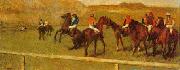 Edgar Degas Chevaux de Courses USA oil painting artist